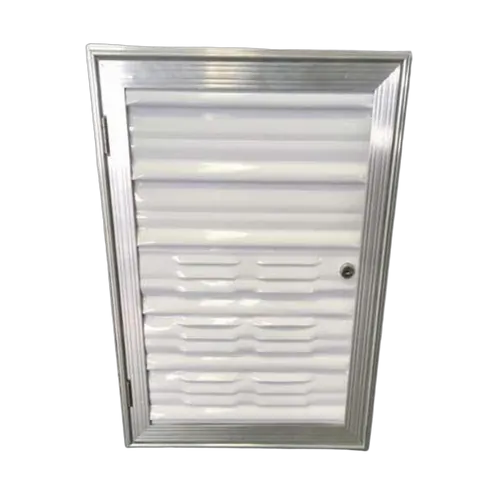 Camec Gas Door For Galvanised Box Mill Frame Left Hand Hinge Smooth White Infil