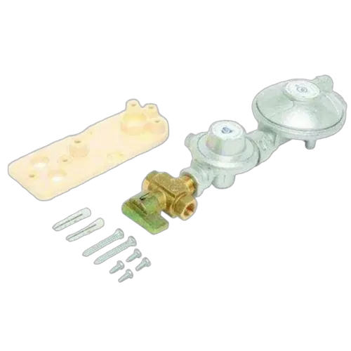 Camec Gas Regulator O.P.P. Manual Dual & Bracket