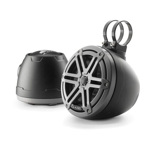 JL Audio VeX Enclosed System, M3 6.5″ with Gray Sport Grille (M3-650VEX-Mb-S-Gm)