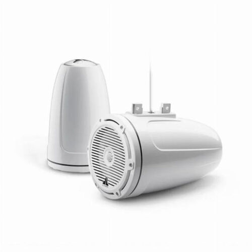 JL Audio M3 Enclosed Tower Speakers, 7.7" with White classic grille