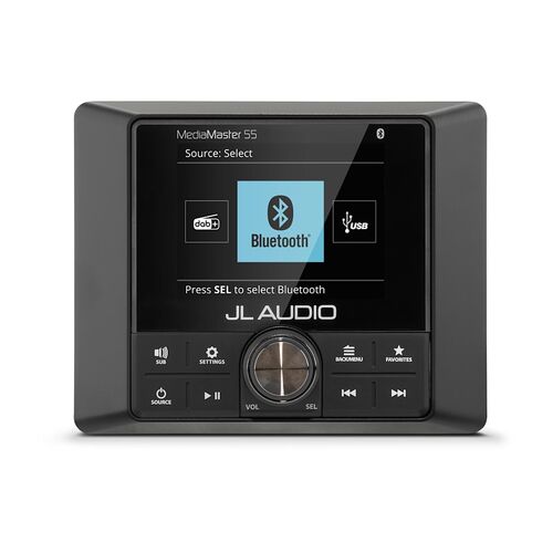 JL Audio stereo, MM55 Weatherproof Stereo with Full-Color LCD Display