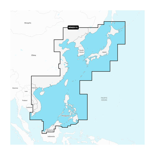 Navionics China Sea & Japan - Marine Charts Platinum Plus