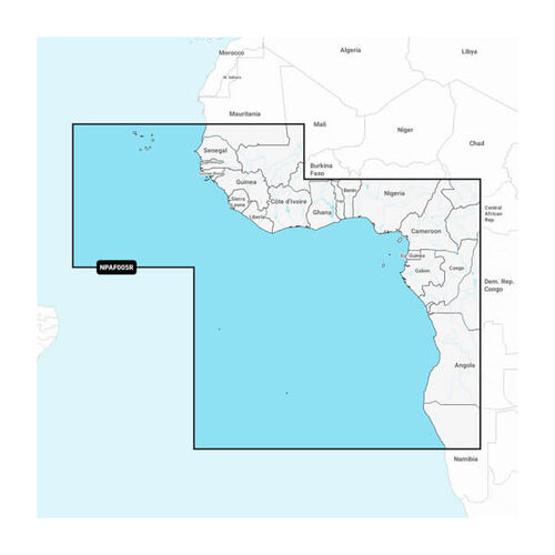 Navionics Africa, West - Marine Charts Platinum Plus