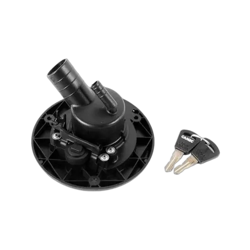 Camec Lockable Water Filler Right Hand Hinge Black