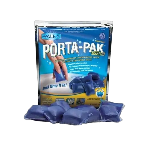 Walex Porta-Pak Express Superior Cassette & Portable Toilet Deodorizer Fresh Blue