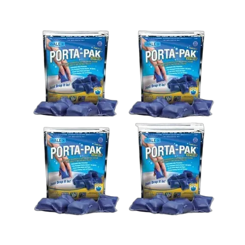 Walex Porta-Pak Express Superior Cassette & Portable Toilet Deodorizer Fresh Blue 4PK