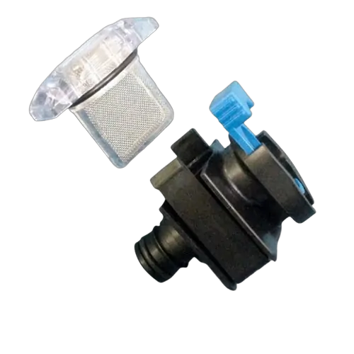 Flojet Inline Filter 40 Mesh Quad Port To Port 01740300C