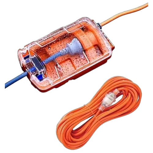 Ampfibian RV Plus Weatherproof Caravan/RV 15A To 10A Power Adapter + 12m Lead