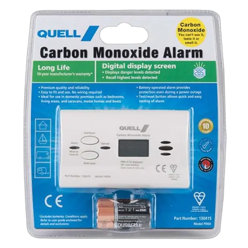 Quell Carbon Monoxide Digital Display Alarm