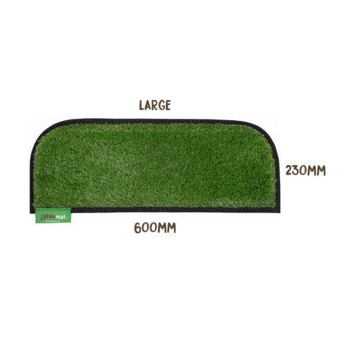 Muk Mat Rounded Large Mat - Green , 60 x 23cm