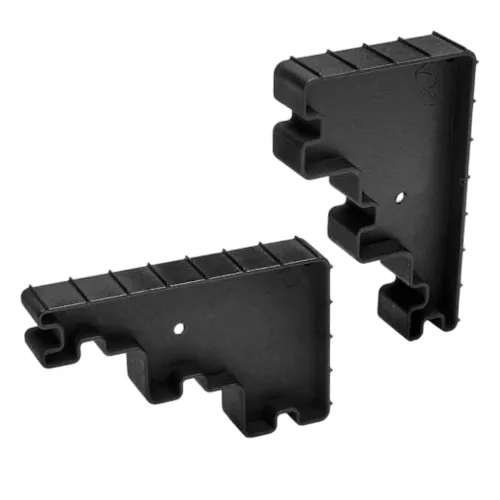 Hatch Wedge Pair Black