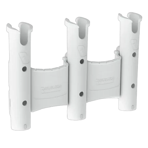 Rod Holder Triple With Caddy White