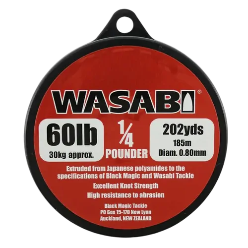 Wasabi Mono 60LB (1/4LB Spool) 202yds