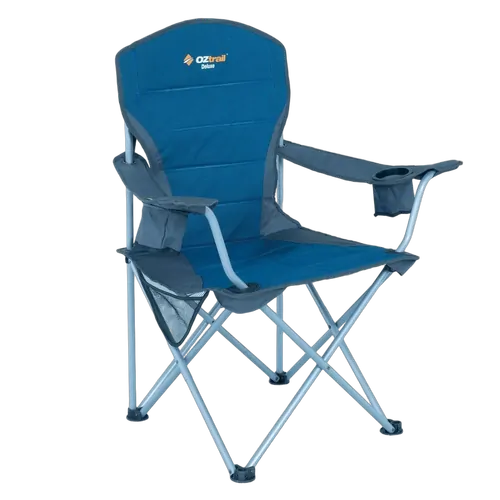 Oztrail Deluxe Arm Chair - Blue