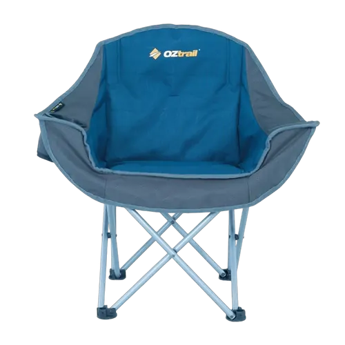 Oztrail Moon Chair Junior With Arms - Blue