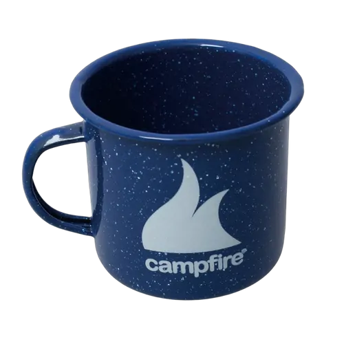 Campfire 9Cm Enamel Mug - Navy