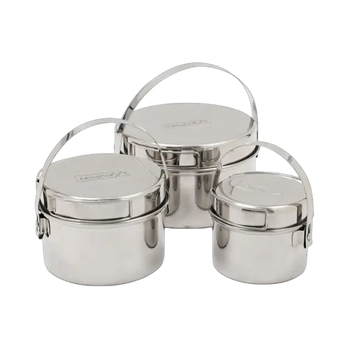 Campfire Stainless Steel Pot Set - 6Pc