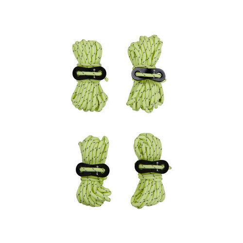 OZtrail Glow In The Dark Guy Rope 4 Pack
