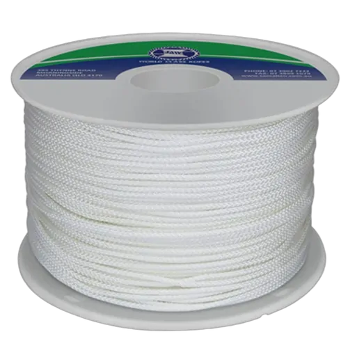 Polyester Yachting Braid 8mm x 100m Natural made in Australian