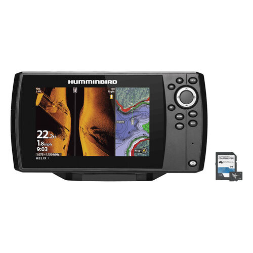 Humminbird HELIX 7 Fishfinder With Side Imaging G4 + Coastmaster Map