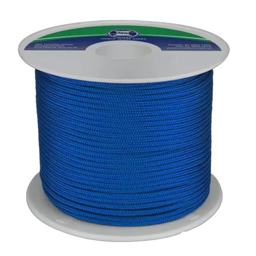 Polyester Double Braid 8mm x 200m SoLid Blue made in Australian