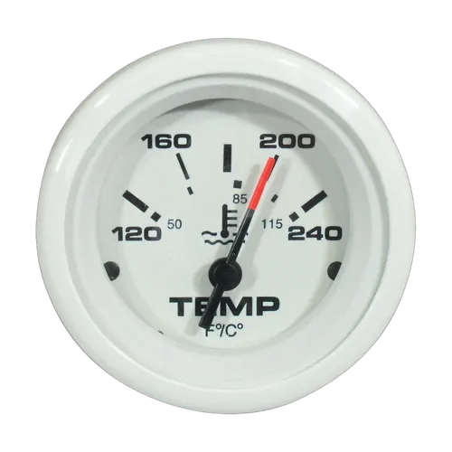 Veethree Instruments - Water Temp Gauge Arctic White 120-240F