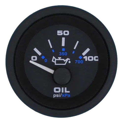 Veethree Instruments - Premier Pro Domed Oil Press Gauge 0-100Psi