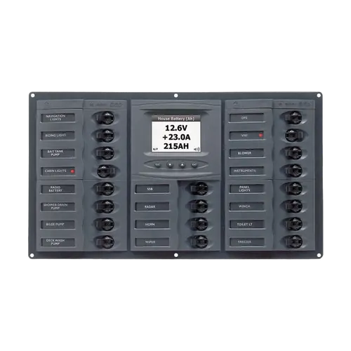 BEP DC Circuit Breaker Switch Panel 20CB 12-24V Digital