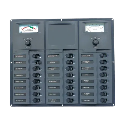 BEP DC Circuit Breaker Switch Panel 24CB 24V Analog