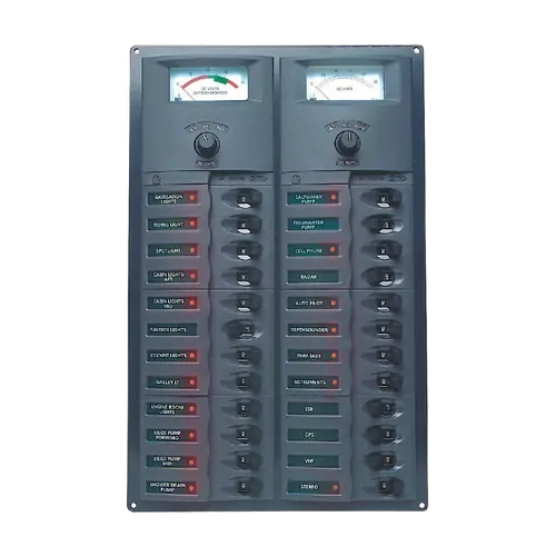 BEP DC Circuit Breaker Switch Panel 24CB 12V Analog