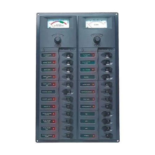 BEP DC Circuit Breaker Switch Panel 24CB 24V Analog