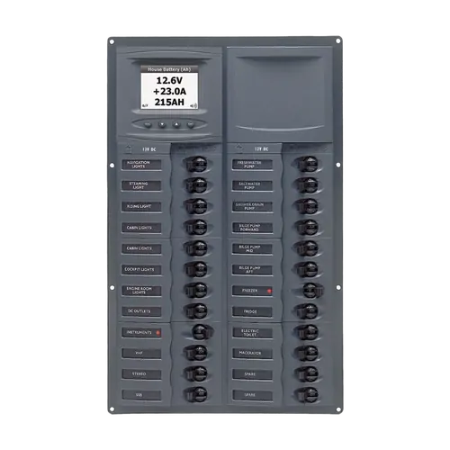 BEP DC Circuit Breaker Switch Panel 24CB 12-24V Digital