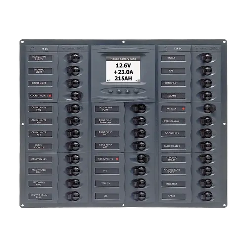 BEP Millennium DC Circuit Breaker Switch Panel 32CB 12-24V Digital