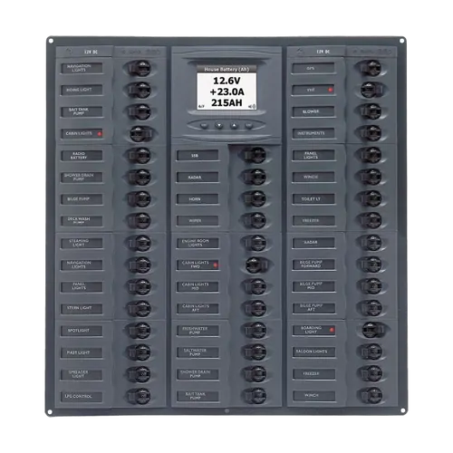 BEP Millennium DC Circuit Breaker Switch Panel 44CB 12-24V Digital
