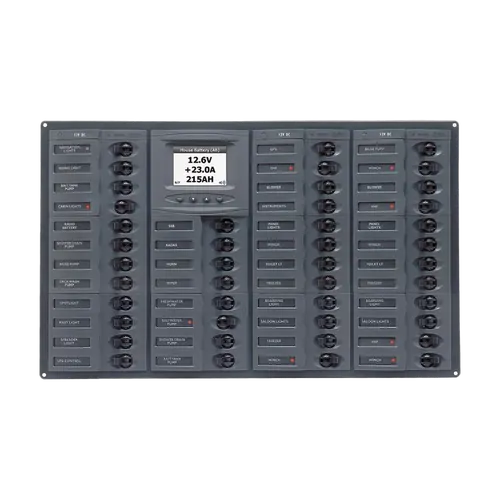 BEP Millennium DC Circuit Breaker Switch Panel 56CB 12-24V Digital