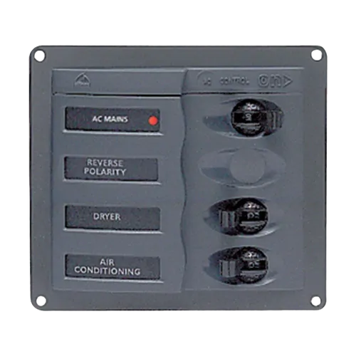 BEP AC Circuit Breaker Switch Panel 2CB AC 250V