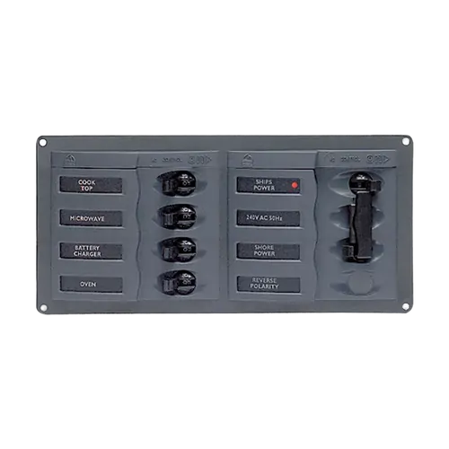 BEP AC Circuit Breaker Switch Panel 4CB AC 250V