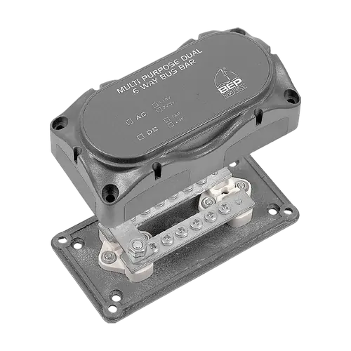 BEP Buss Bar 2 x 6 Way With Cover