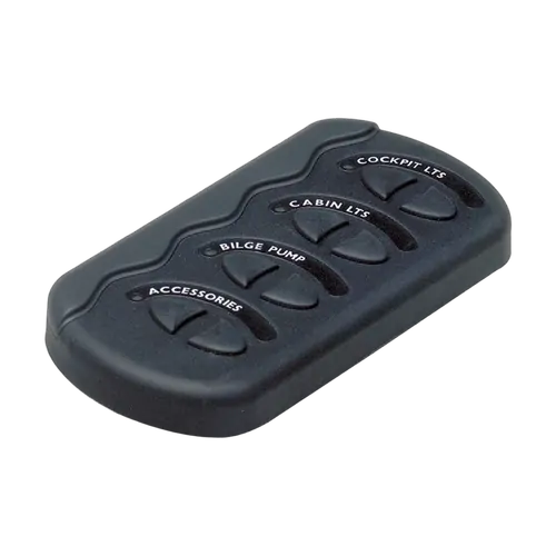 BEP Contour GEN2 Switch Panel 4 Way Grey No Fuse