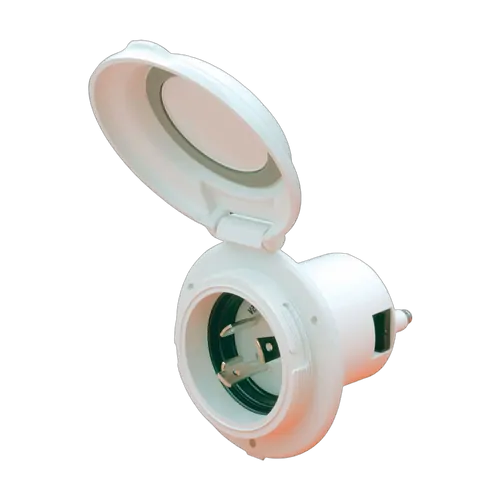Marinco Power Inlet Socket 16A 230V 50Hz White