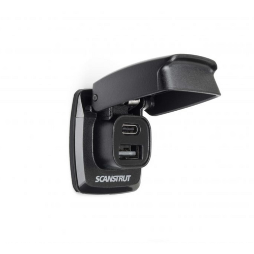 Scanstrut Charger Flip Pro Dual Usb Socket With Front Bezel