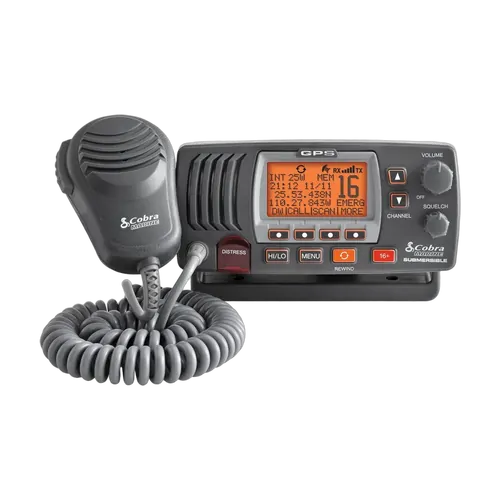 Cobra Marine Vhf Fixed Radio With Gps Dark Grey