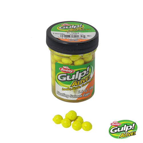 Gulp! Alive! Floating Salmon Eggs Soft Plastic Orange