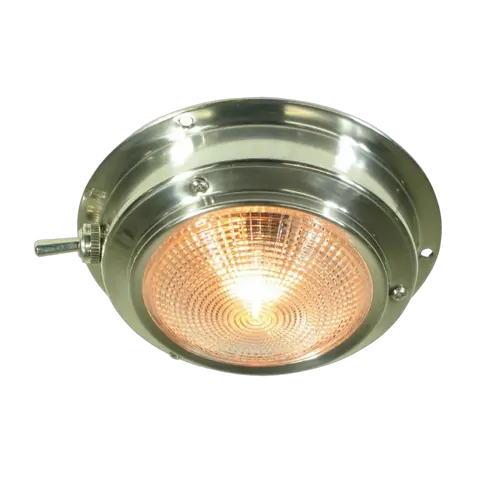 BLA Dome Light With Switch Stainless Steel 140mm