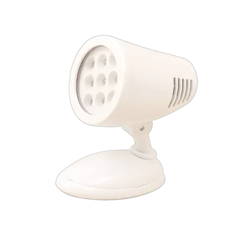 Cabin Light White 9 Super BrightLED Pivot Swivel With Switch