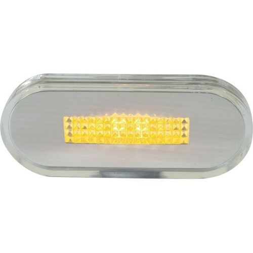 BLA Courtesy Light With Stainless Steel Cover Yellow LED