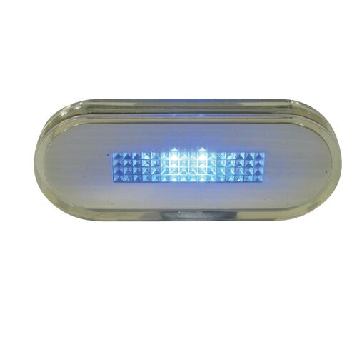 BLA Courtesy Light With Stainless Steel Cover Blue LED