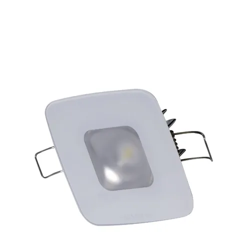 Lumitec Square Mirage Down Light Glass White/Red/Blue