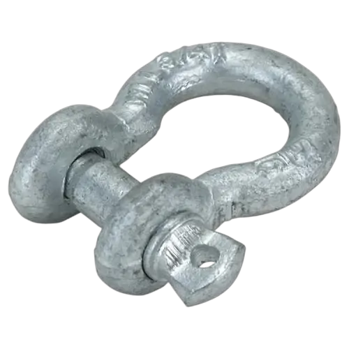 Shackle galvanised bow grade 'S' 13 x 16mm screw pin rated 2.0T