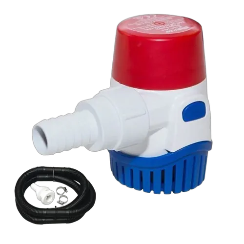 Rule Bilge Pump 360GPH 12V & Hose Kit